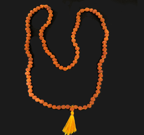 small 108 rudraksha bead mala