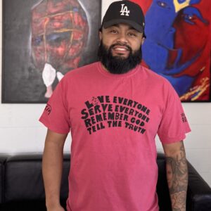 **NEW** Love Everyone. Serve Everyone. Remember God. Tell the Truth.” Tee